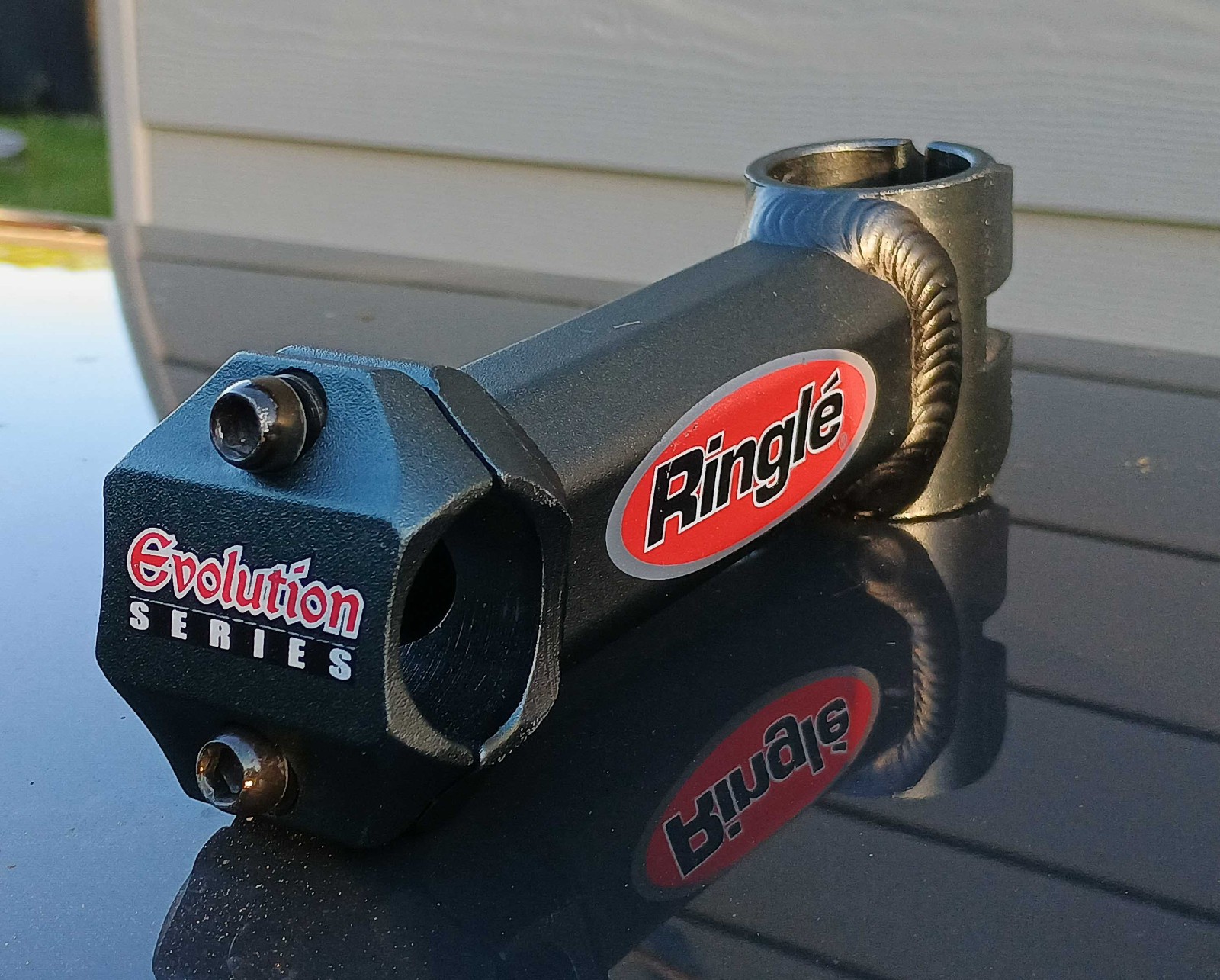 RINGLE EVOLUTION SERIES Vintage Stem 125mm 1-1/8″ 25.4 Grey Retro MTB Yeti Klein