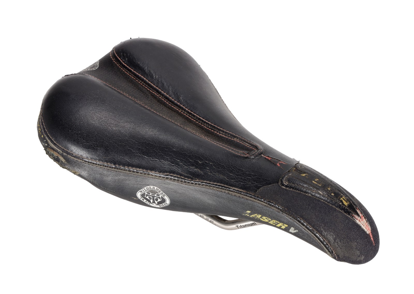 WTB Laser V Mountain Bike Saddle 147mm Titanium Rail 7 x 7mm MTB