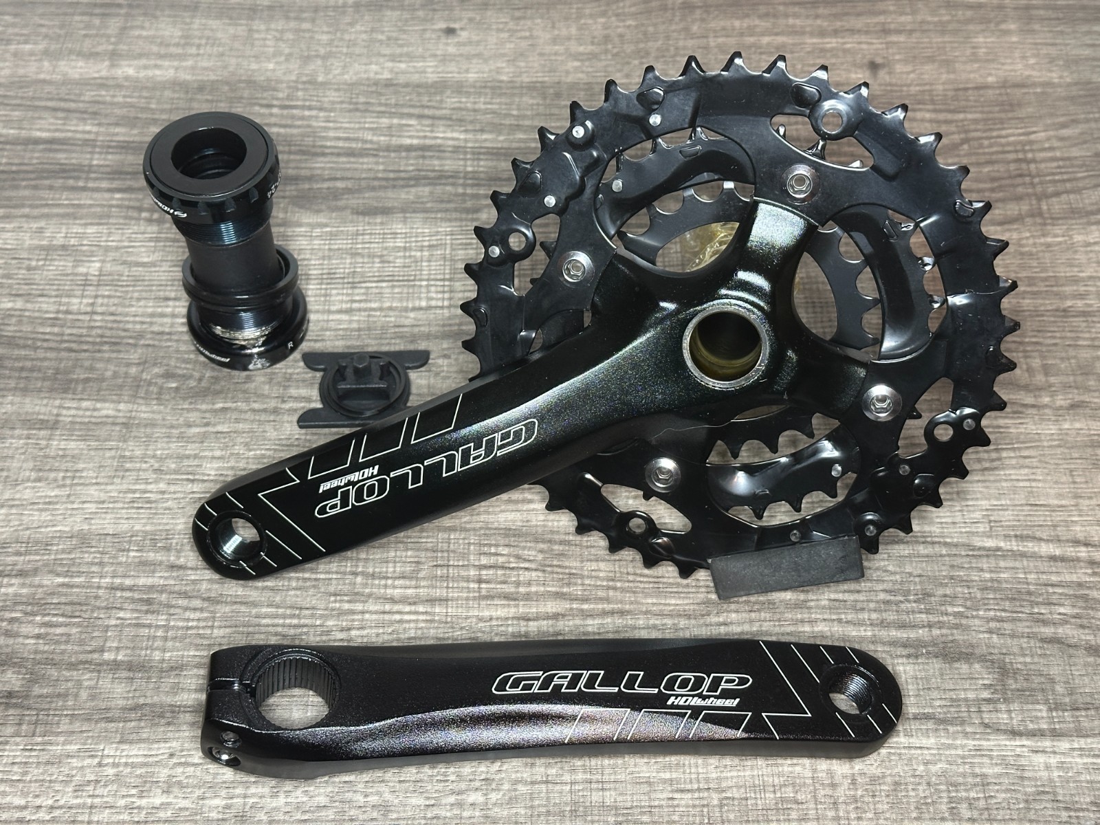 UPANBIKE Crankset for Road or Mountain Bicycle 42T-32T-22T – READ DESCRIPTION