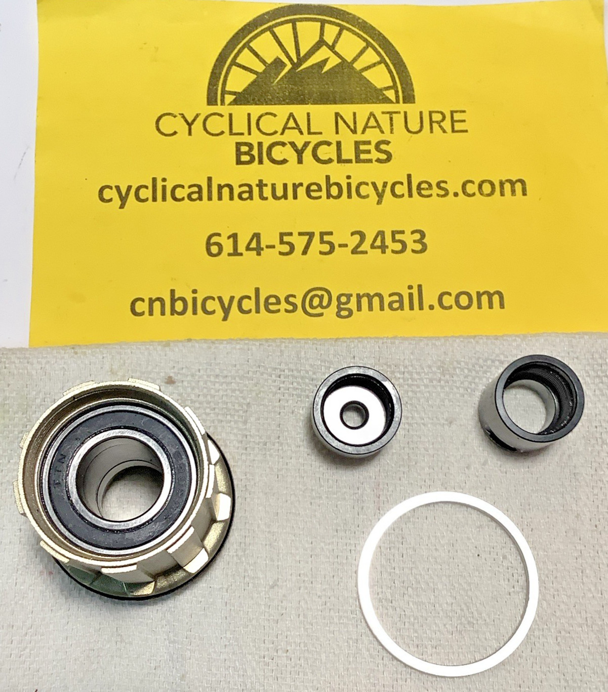 Sun Ringle/Reynolds HG 11/12 spd freehub body w/TA endcaps and 10spd spacer