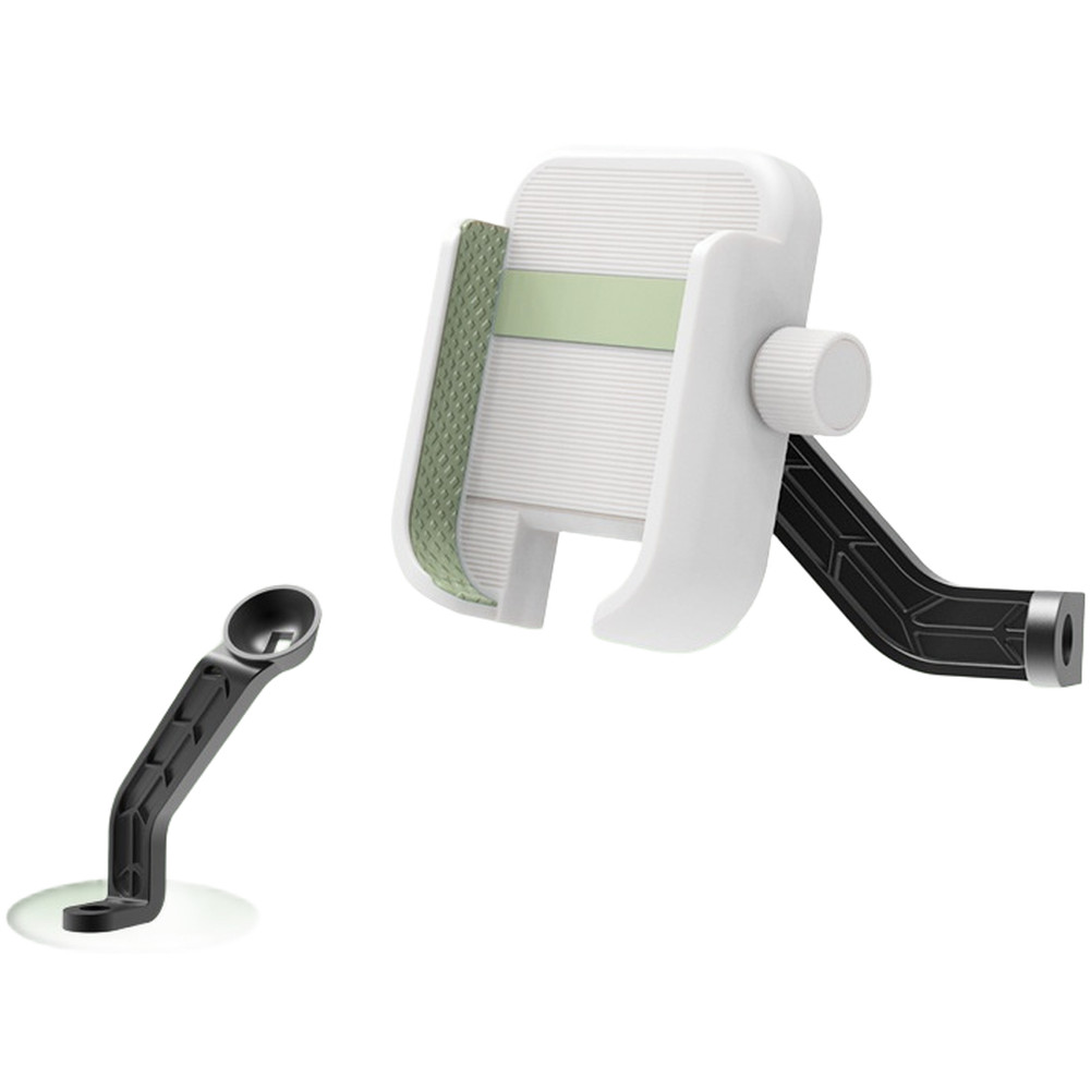 Compact Bike Phone Mount with Grid Silicone Pad for 65 88mm Phone Models