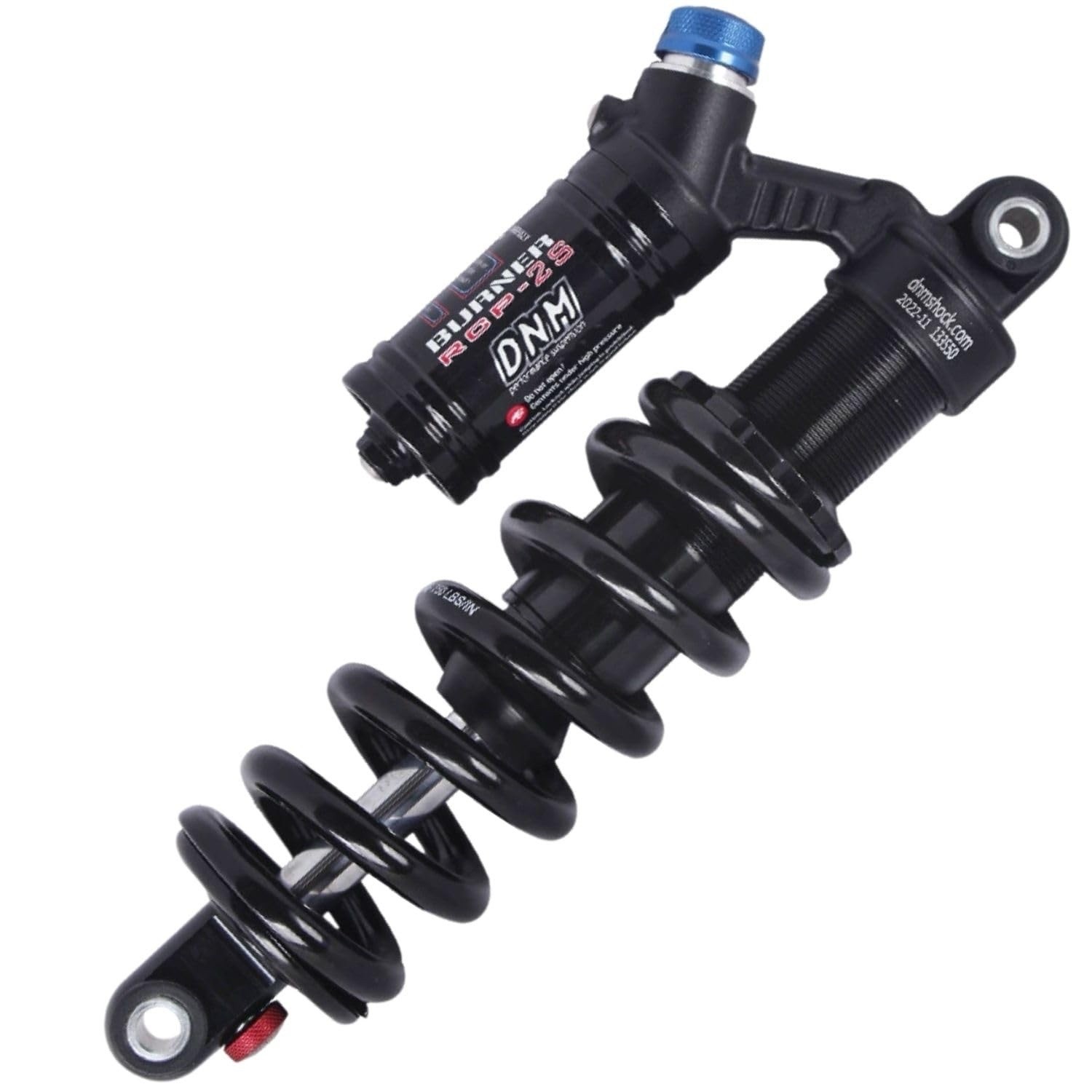 DNM Rear Shock, RCP-2S, 200/210/220/230/240mm (200mm X 550lbs)