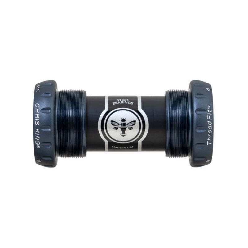 CHRIS KING THREADFIT 24 BOTTOM BRACKET STEEL BEARING ANODIZED COLORS NEW