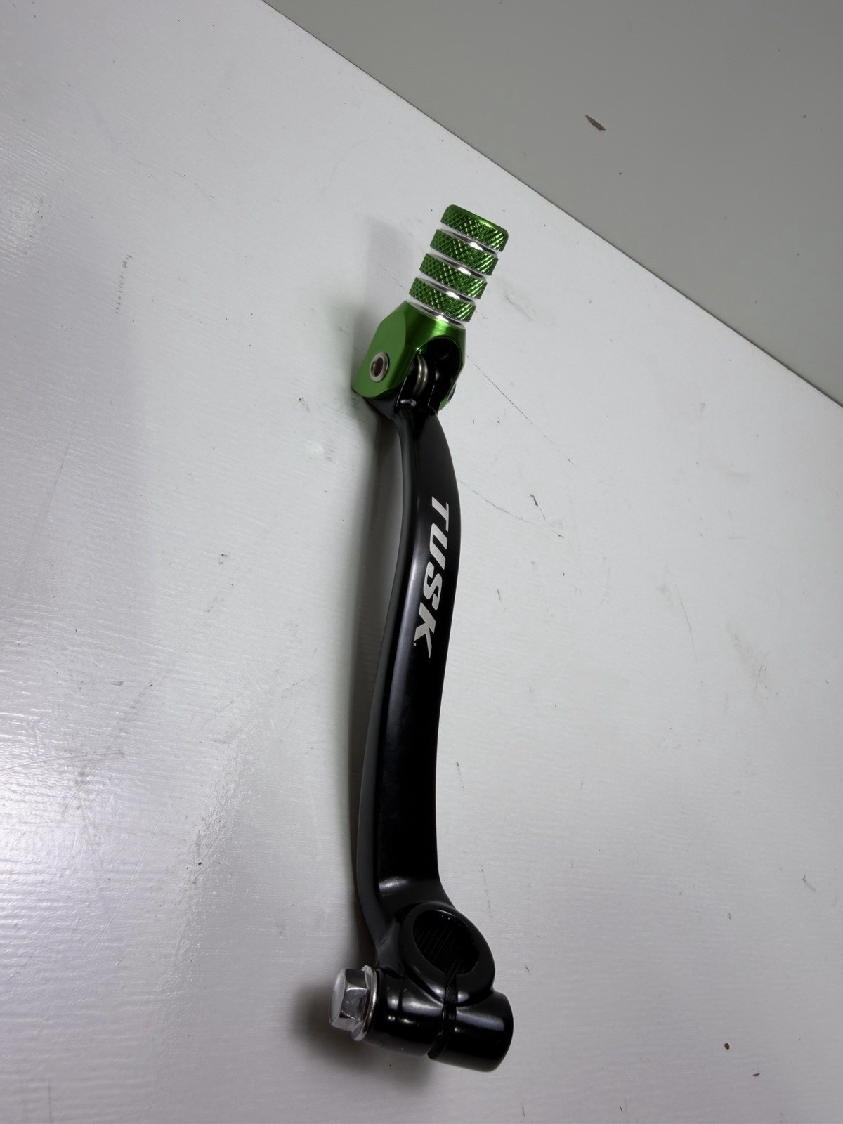 Tusk Folding Shift Lever Black Green Tip For Kawasaki KX450F 2006-2015