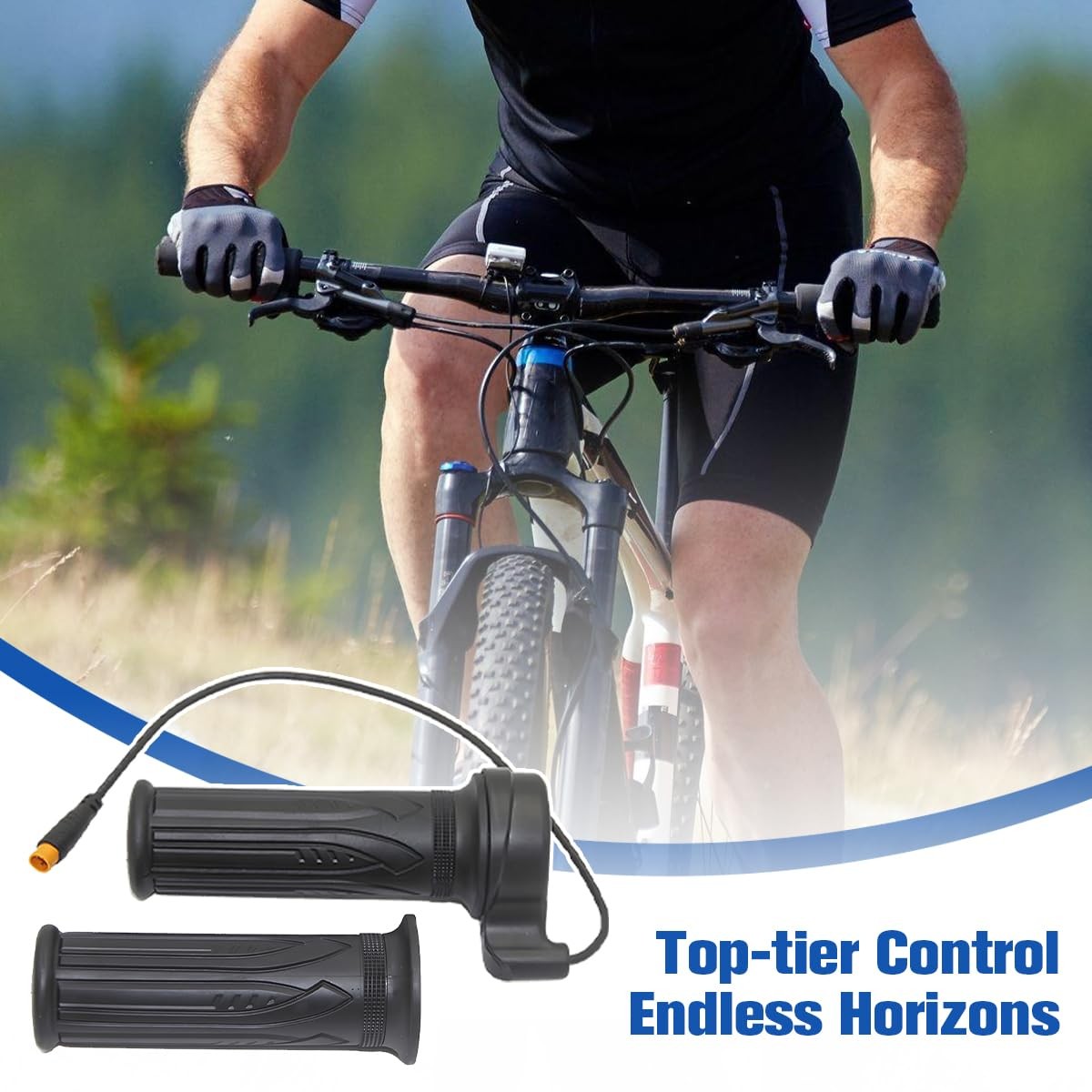Waterproof Ebike Throttle Handlebar Electric Bike Speed Control Half Twist