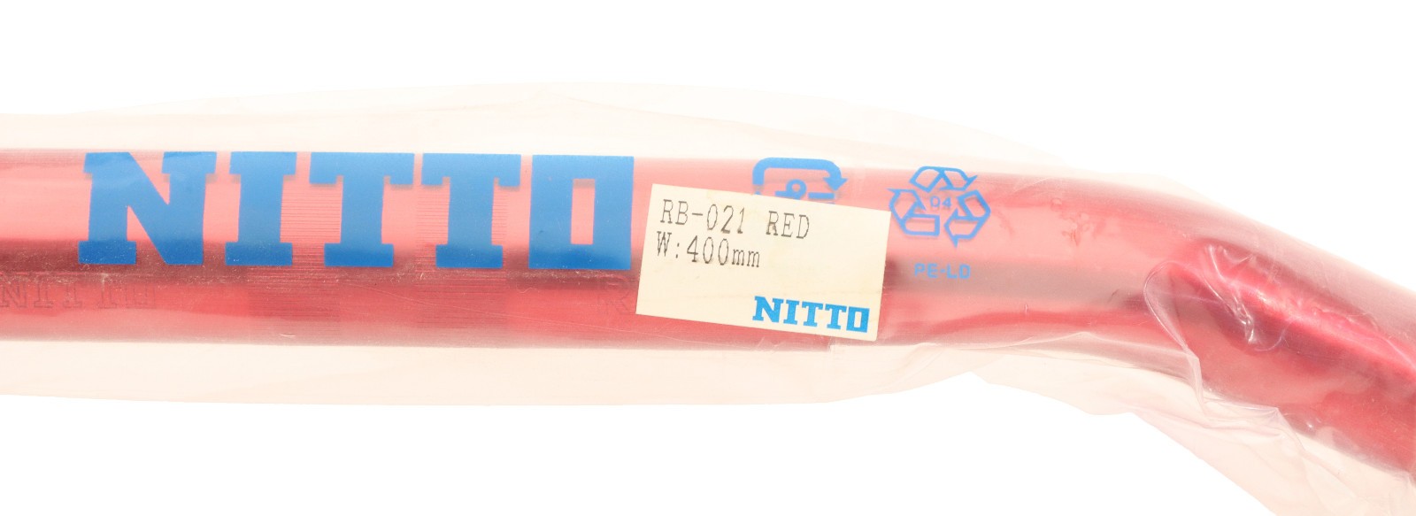 Nitto RB-021 Bullhorn Handlebar Red 26.0mm Clamp x 40cm Width NOS NEW