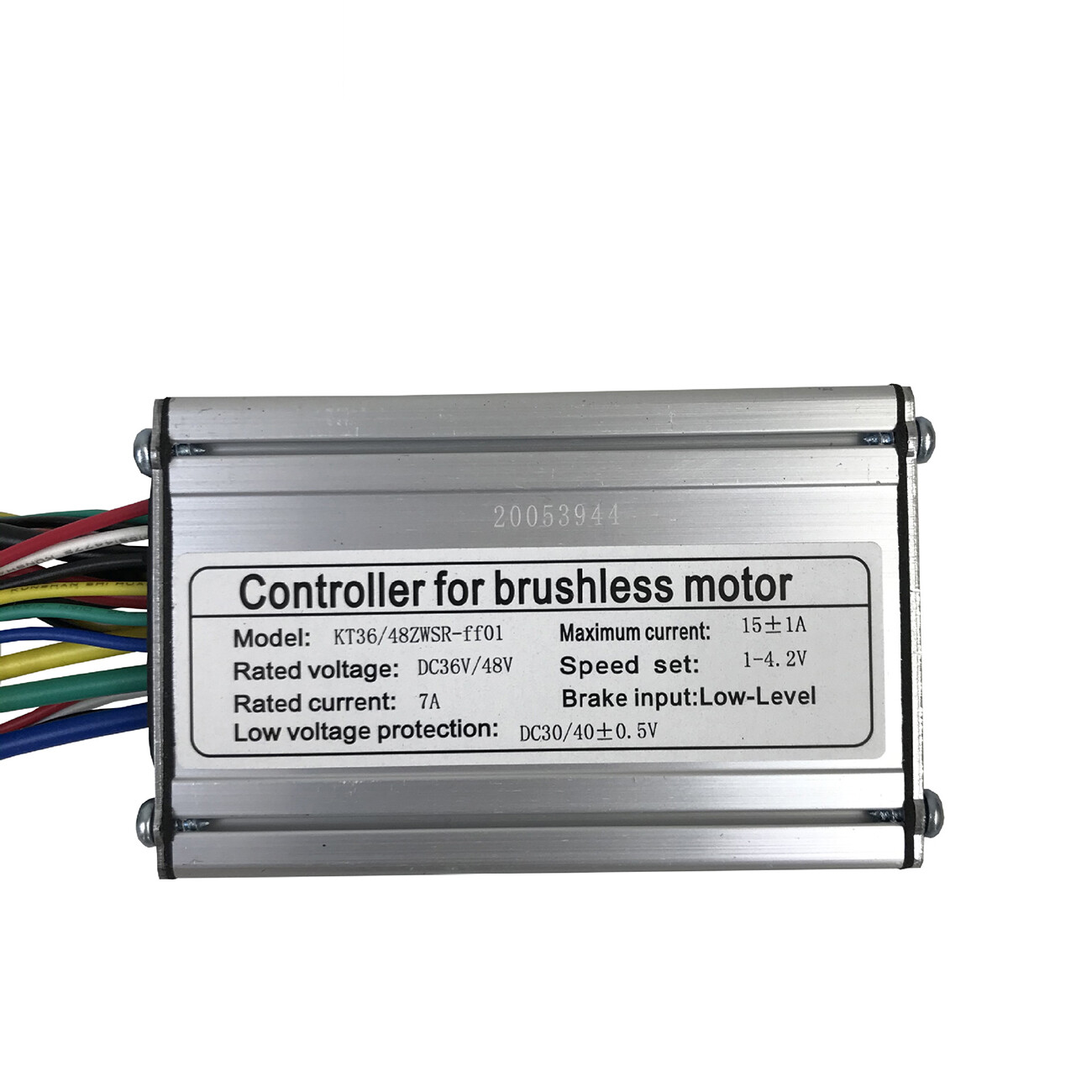 KT 48V 36V 15A Controller 250W 350W Brushless E-bike Electric Bicycle Squarewave