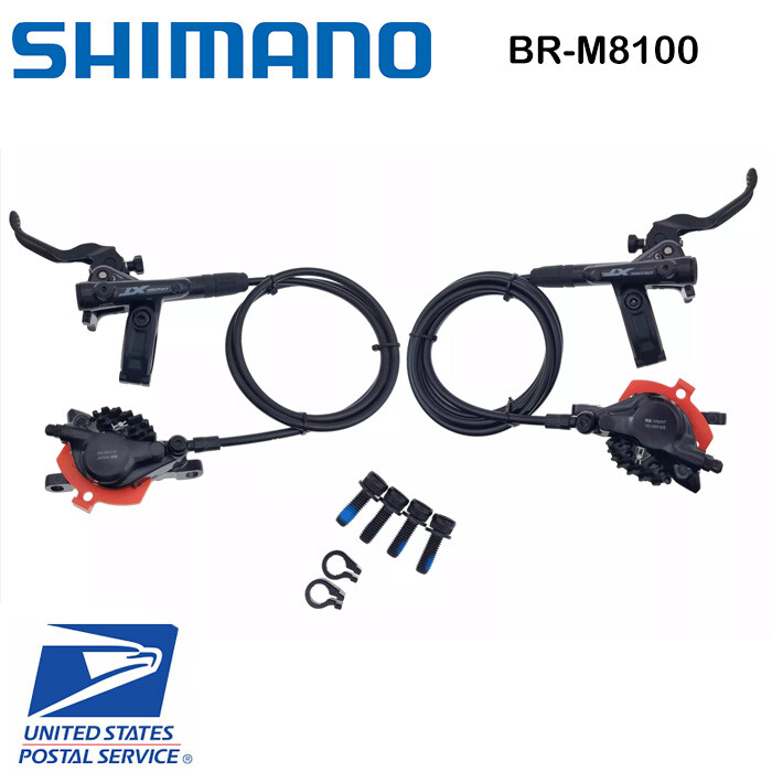 Shimano XT BL BR-M8100 Hydraulic Disc Brake Set Levers Pair Front Rear J03A