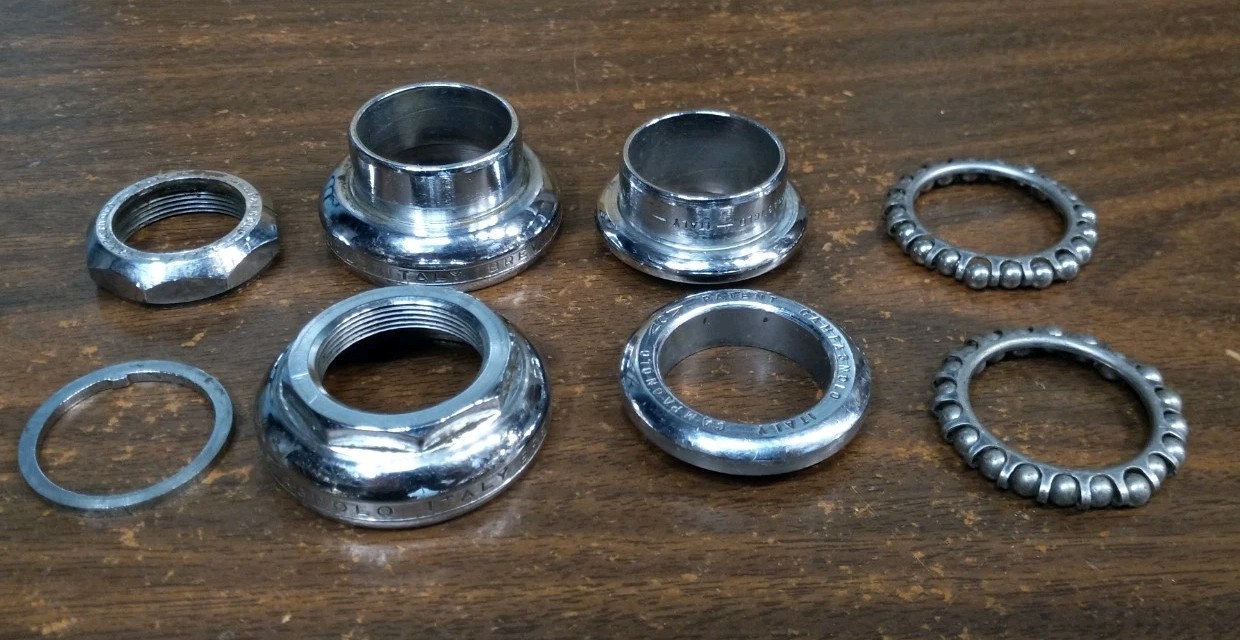 Vintage Campagnolo Nuovo Record Headset French Threaded 25 X 1.00