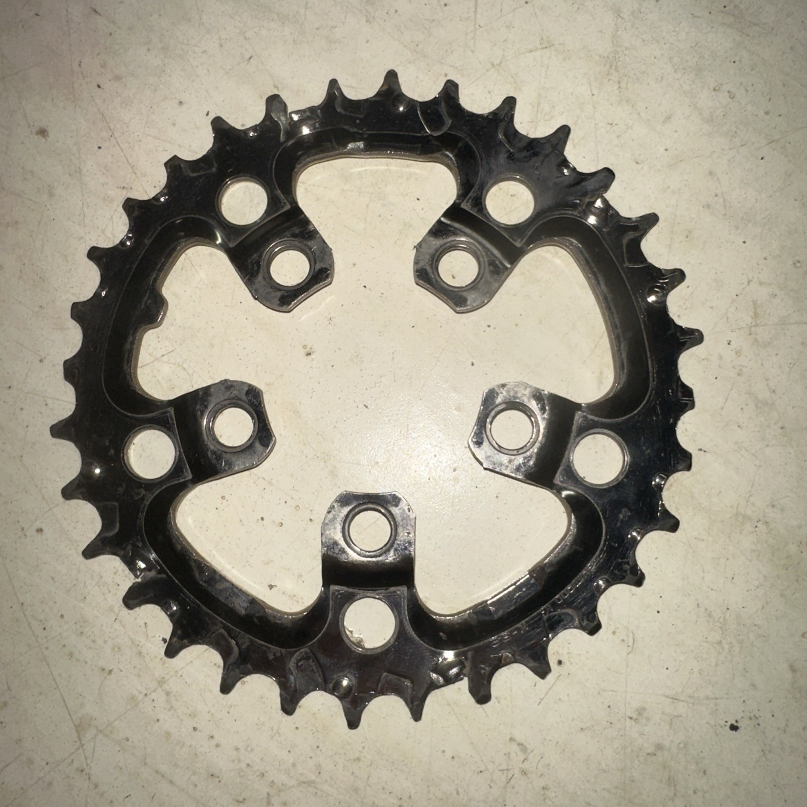 Vintage Shimano IG K-32 32T Chainring 5 Bolt 94 / 58 mm BCD Deore Ring Ramp MTB