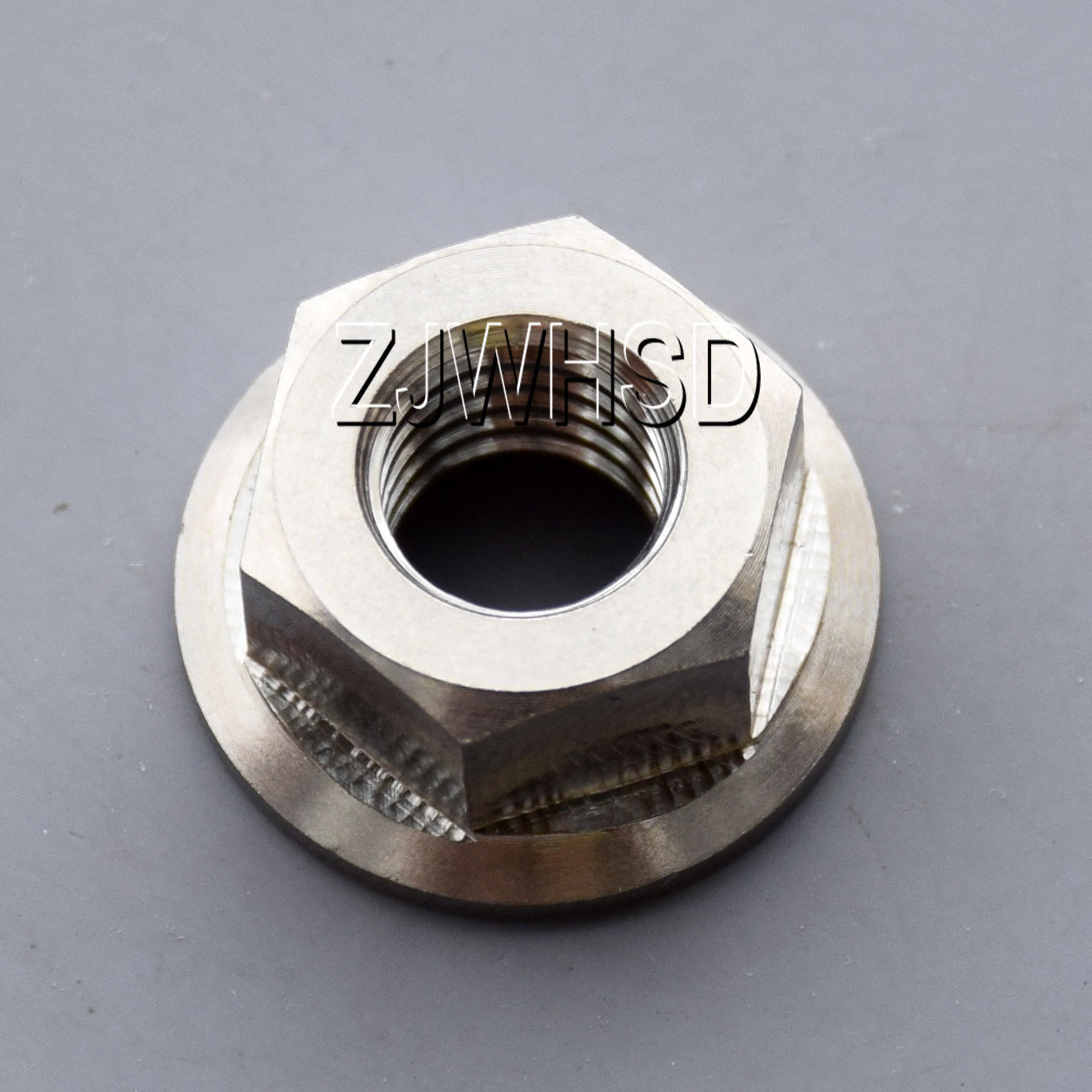 M12 x 1.75 Ti Titanium Hex Flange Nut / Aerospace Grade Bike Motorcycle Car Boat