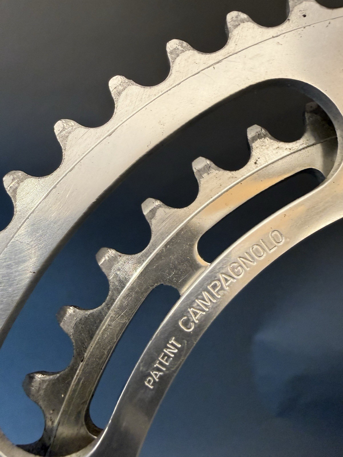 ~ Vintage Campagnolo Nuovo Record Strada Crankset 52/42T 170mm – No Date ~