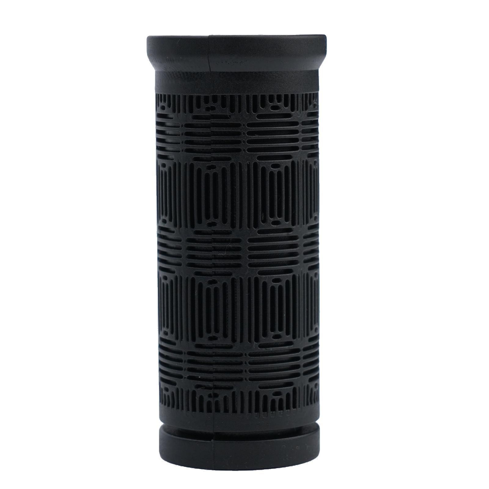 Black Rubber Bike Bar Grips with 125mm+75mm Length Perfect for Cycling