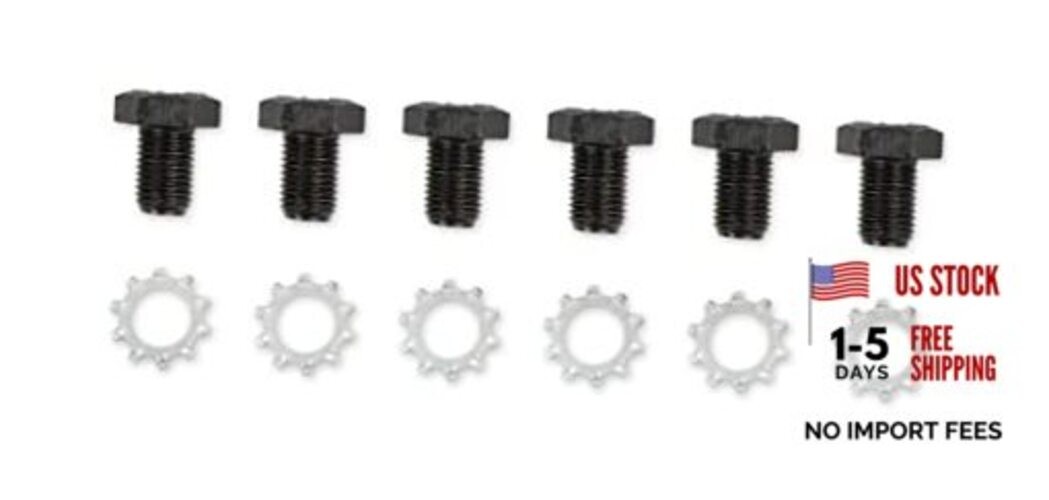 Mr. Gasket Flexplate, Bolts Gr.8 Gm, Black 1 Count (Pack of 1)