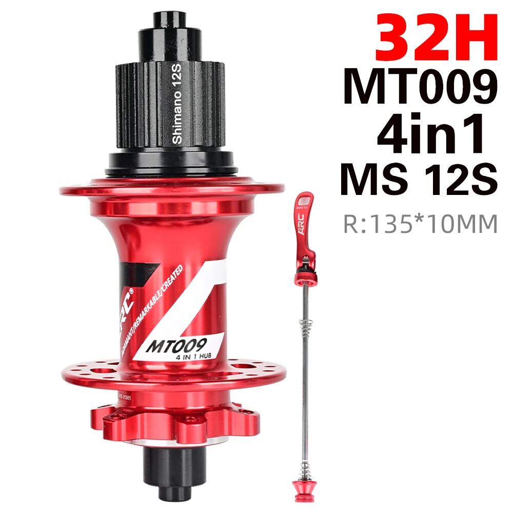 Front Rear 6 Pawls 114T Noise Hub Mountain Bike NBK Sealed Bearing Hub HG XD MS