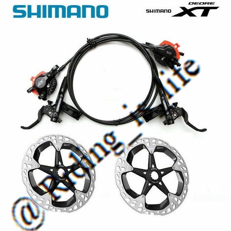 New Shimano XT M8100 MTB Disc Brake Set Front&Rear RT86/MT800 Rotors Optional
