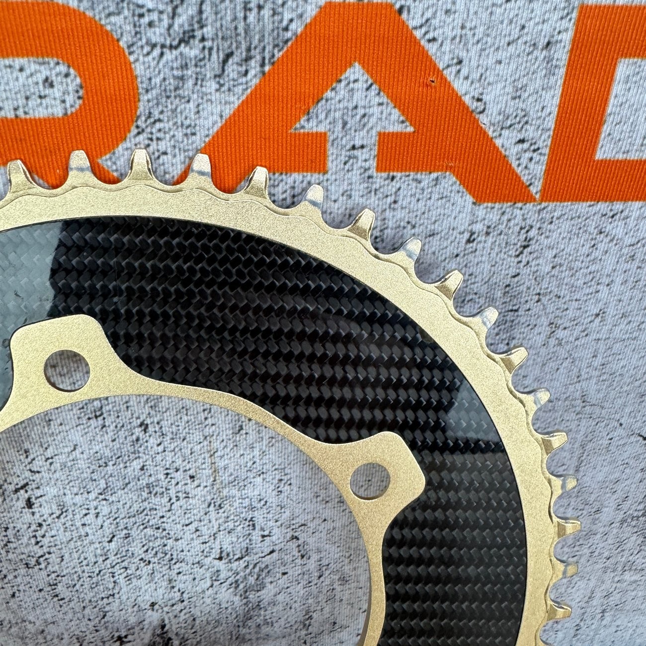 Aerocoach Aten Aluminum Carbon 5-Bolt 130BCD 54t Oval 1x Bike Chainring 188g