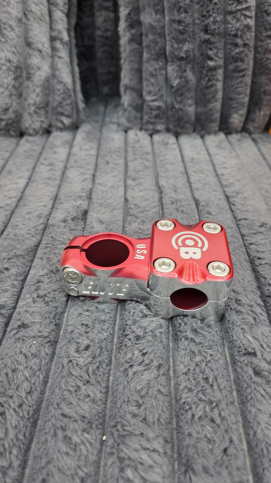 BULLSEYE 🎯 Fully CUSTOM STEM Show POLISHED & Red BMX GT HUTCH Se Bikes haro