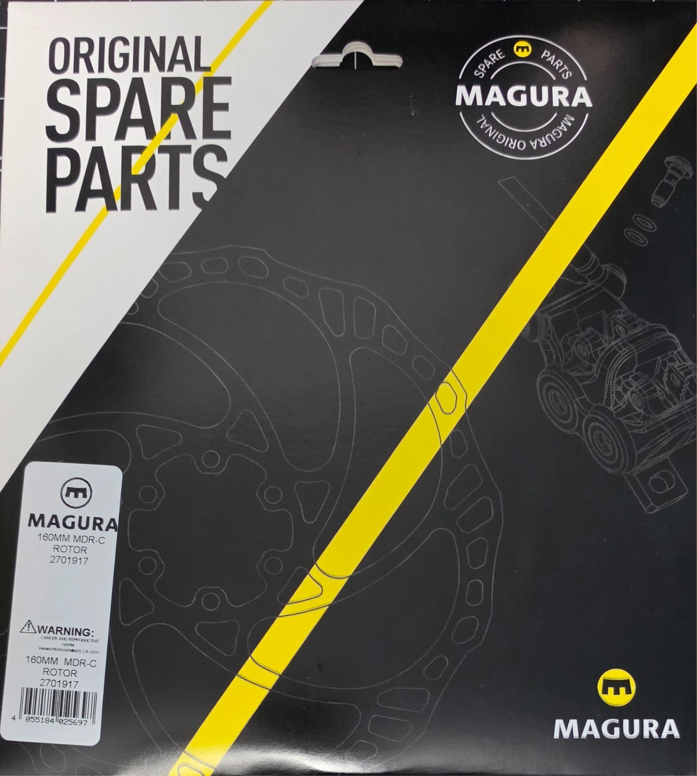 Magura MDR-C 160mm 6-Bolt Bicycle Disc Brake Rotor eBike Optimized – Silver