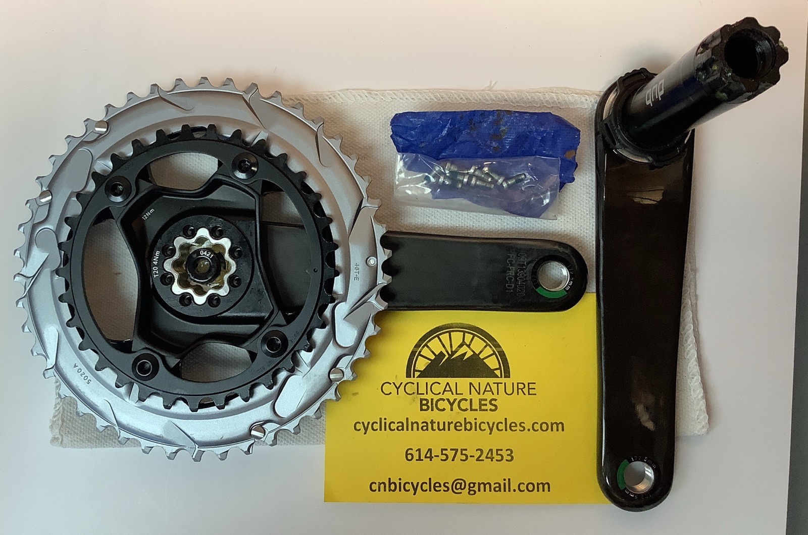 SRAM Force AXS DUB 12 Speed 172.5mm 46/33T Crankset new bike take-off