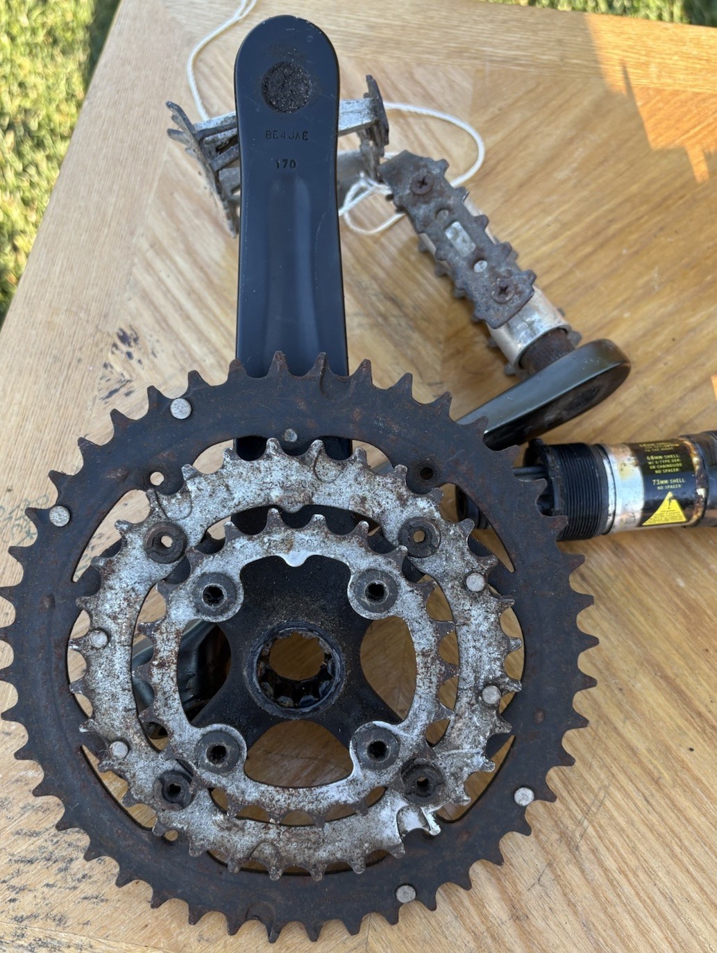 Bontrager Race 170mm Triple MTB Crankset + Truvativ ISIS BB 113mm 68mm