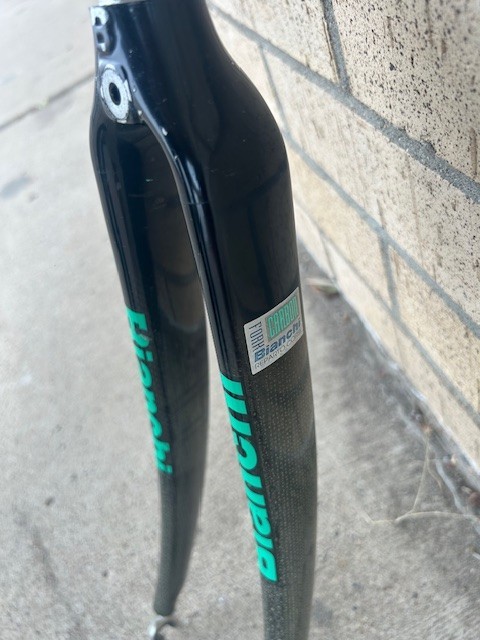 Bianchi Carbon 1 Inch threaded Fork 700c