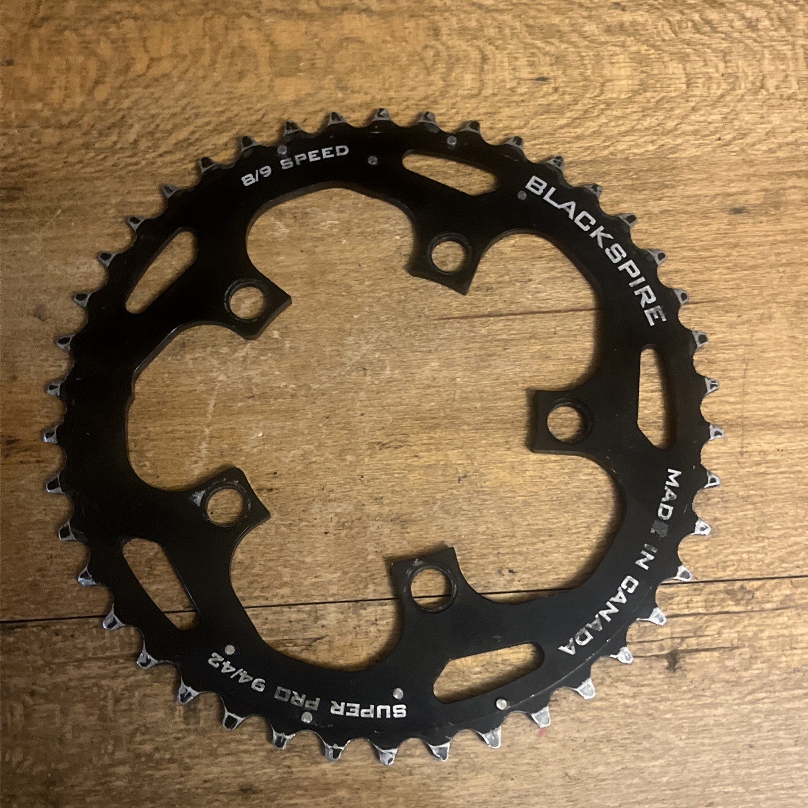 Vintage Blackspire Chain Ring 42 T 94 BCD Made In Canada 8/9 Speed 90s MTB