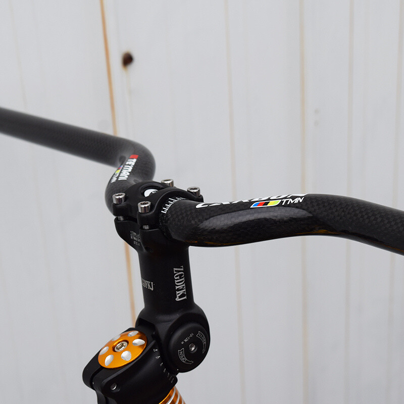 Ultralight Carbon Mountain Handlebar Rise 55mm Folding Bike Rise Bar 25.4/31.8mm