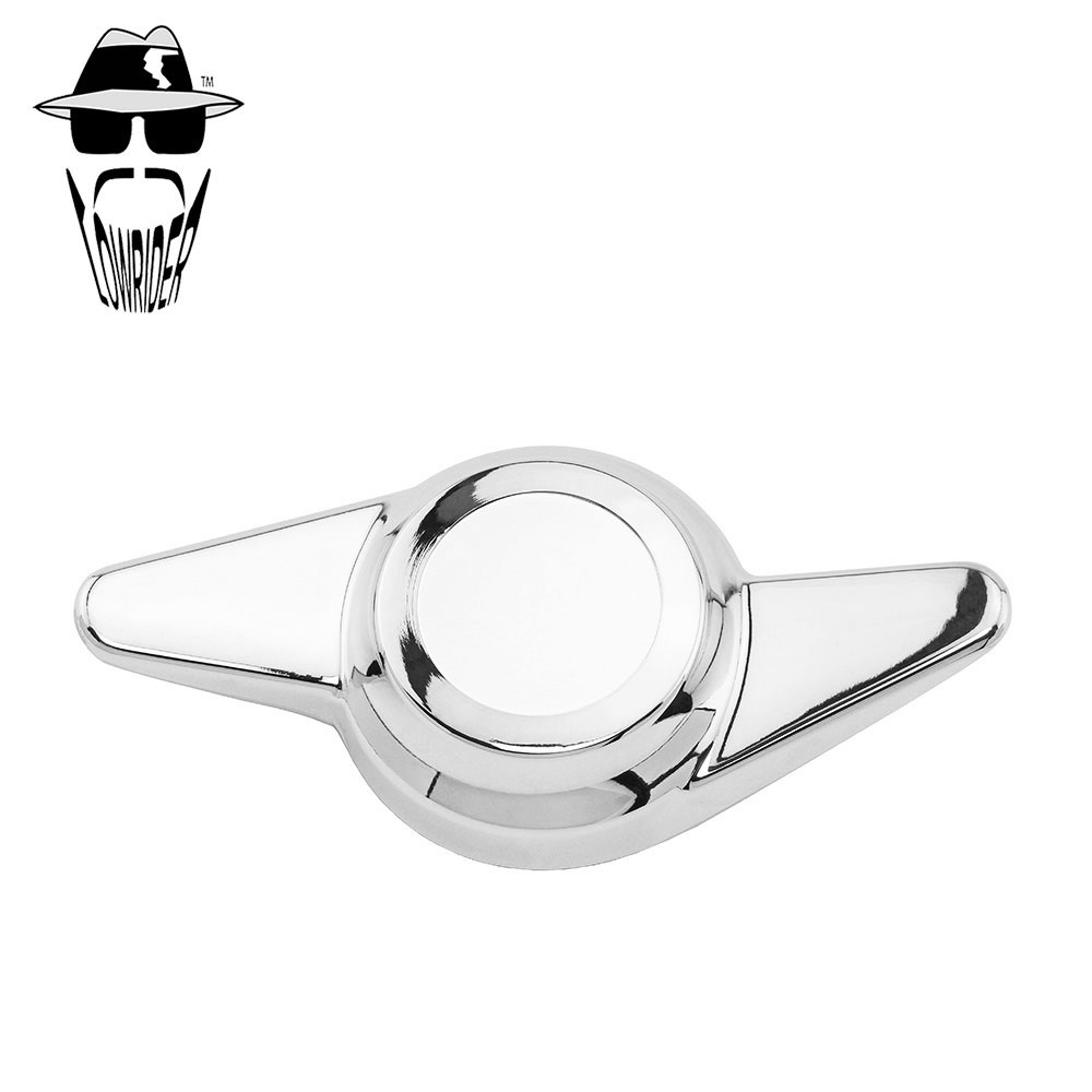 ORIGINAL LOWRIDER Smooth Wing Knock Off Spinner 3/8 24T Chrome Lowrider Wheel.