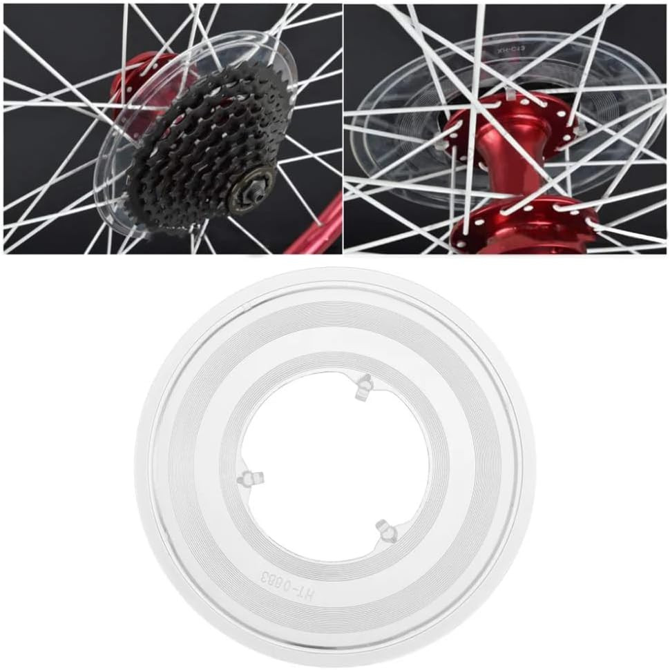 3 Pack Bike Spoke Protector Flywheel Spokes Guard Plastic Cover for Bicycle Rear
