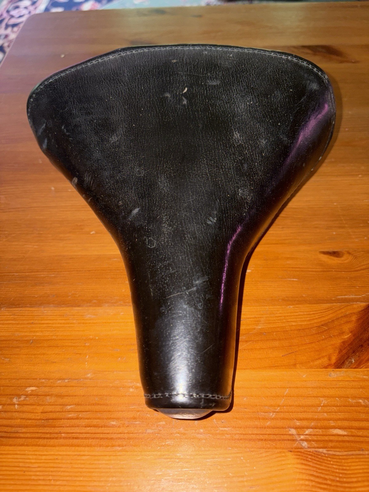 1966 Vintage Schwinn Approved Riveted Black Dual Spring Bicycle Seat Saddle VGC