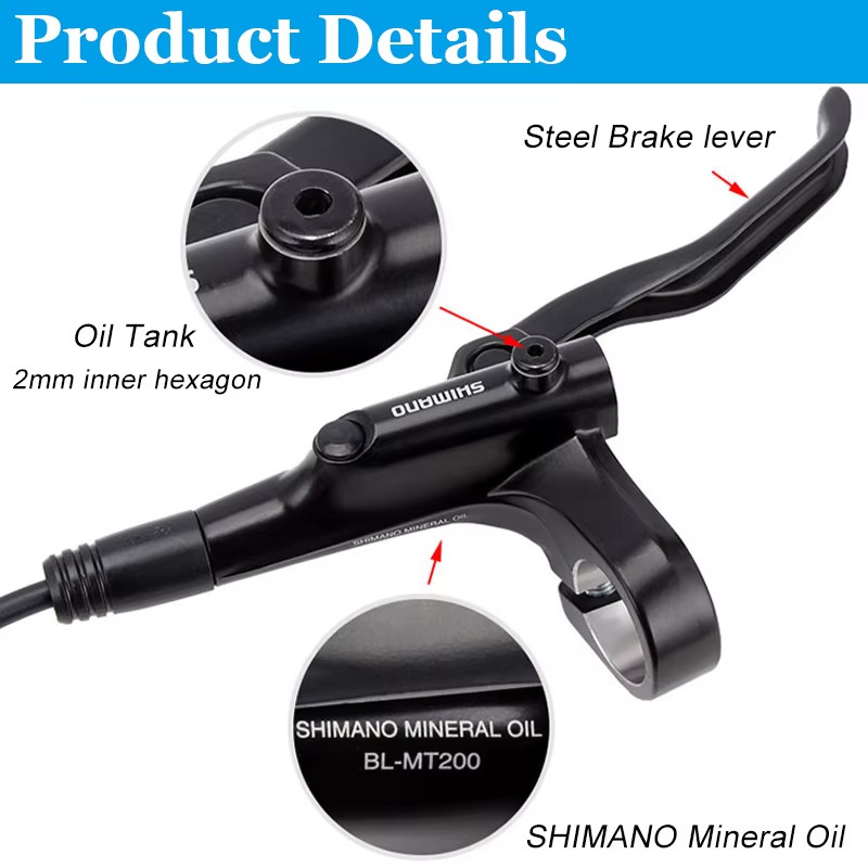 Original MT200 MT201 M315 MTB Mountain Bike Hydraulic Disc Brake MT200 Brakes 2