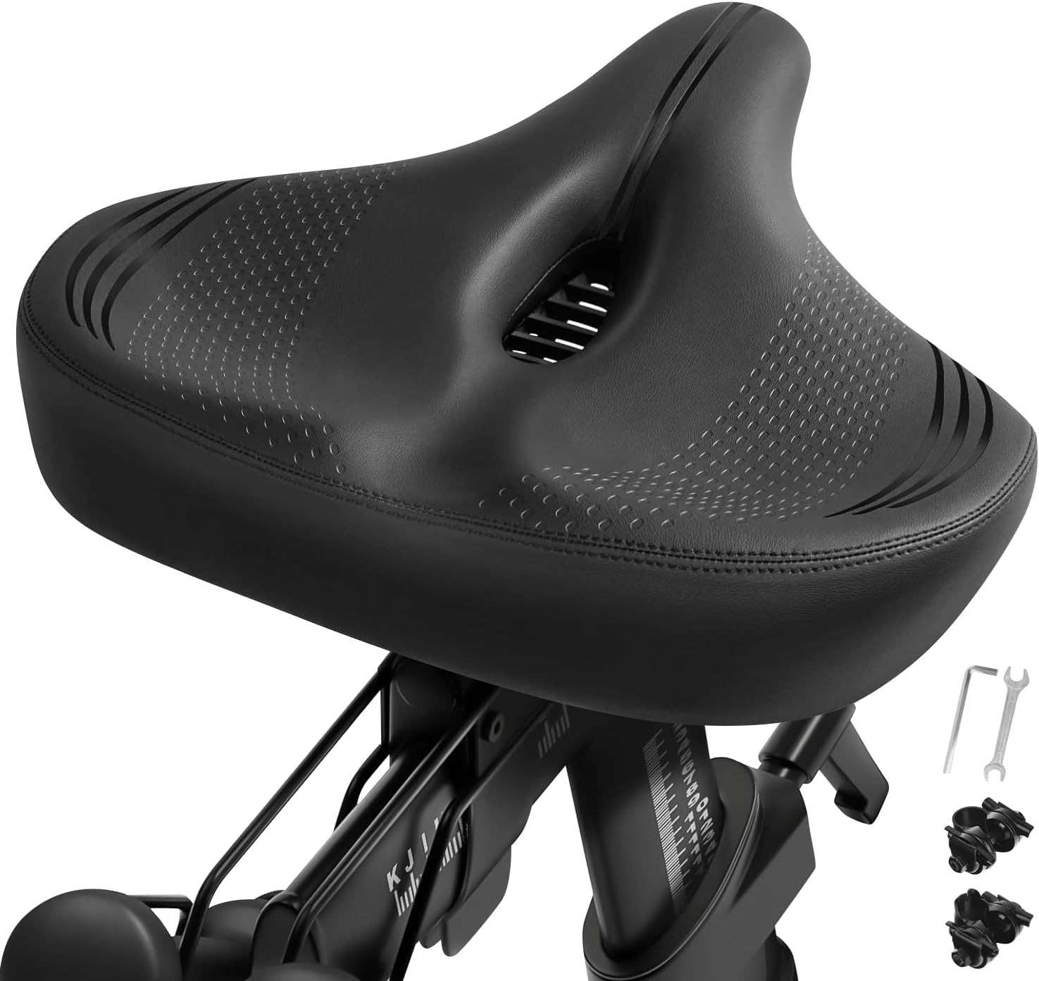 Extra Oversized Bike Seat Cushion for Peloton Bike & Bike+, Comfort Bicycle Seat
