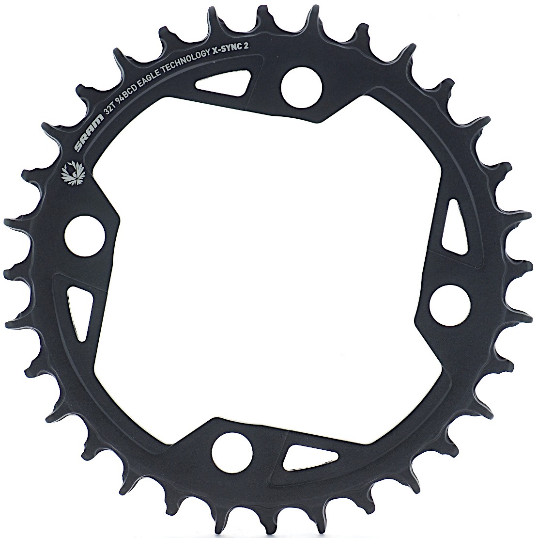 SRAM E-MTB X-Sync 2 Eagle 12 Speed 32T Chainring, BCD 94mm, Aluminum