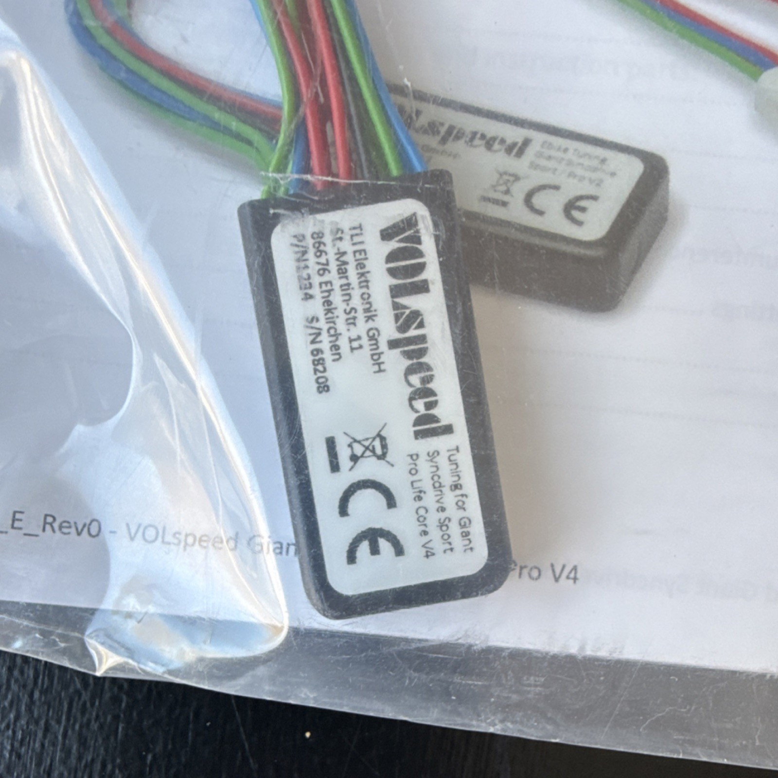 VOLspeed Tuning Kit for Giant SyncDrive Sport Pro Life Core V4 with Cables