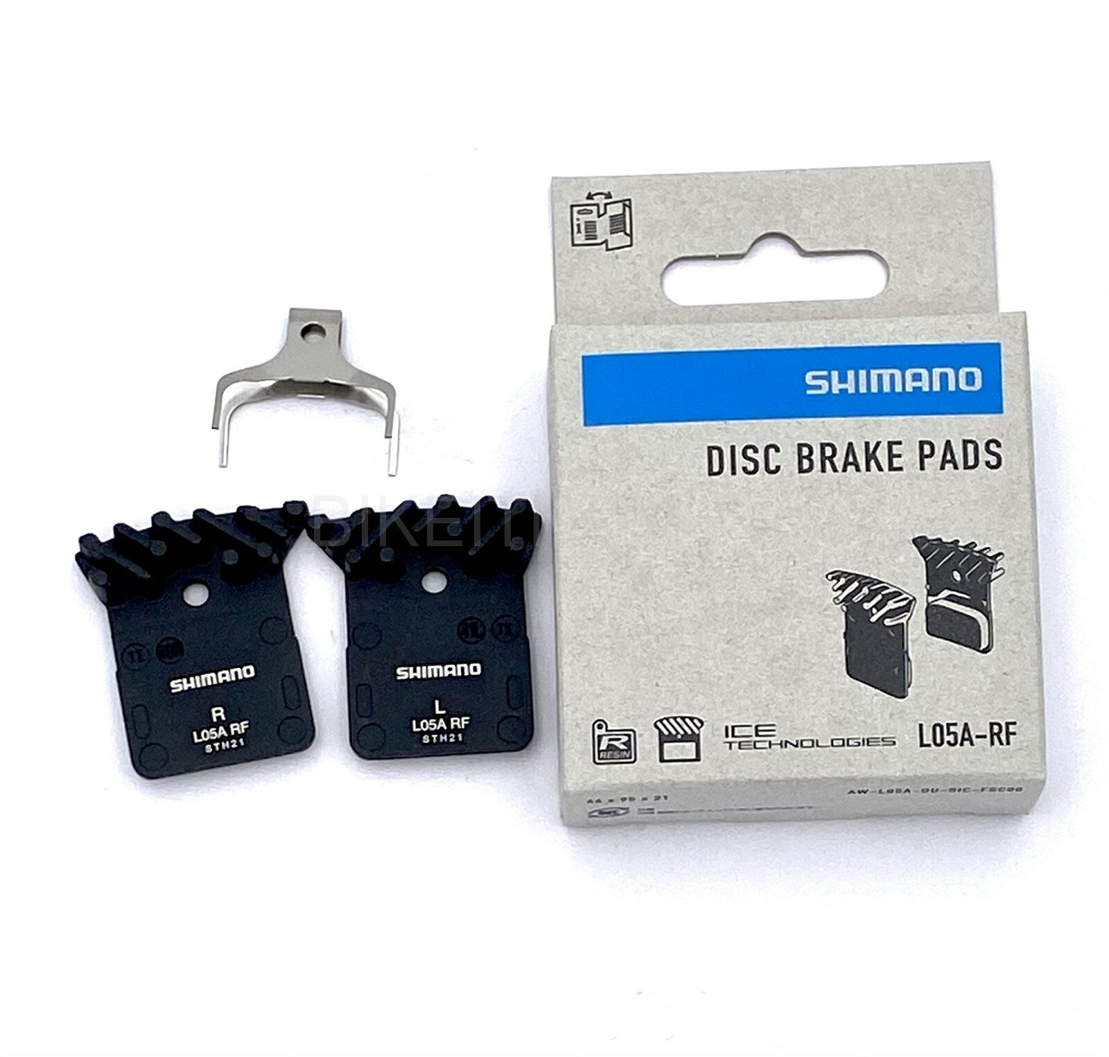 2Pairs Shimano L05A-RF Disc Brake Resin Pad w/Fin,ICE TECH,R9170,R8070,R9270