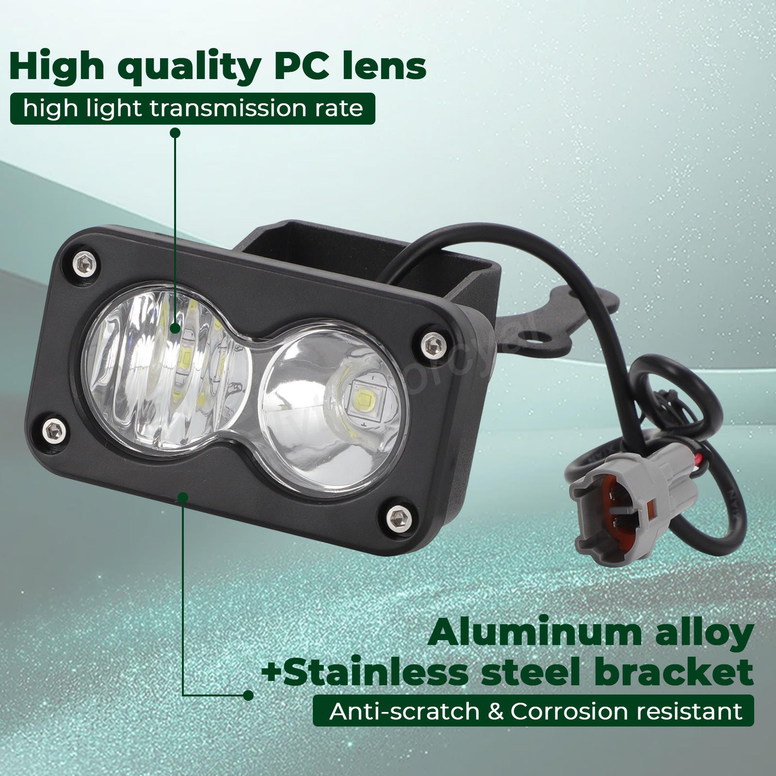 US Front Led Headlight Kit w/ Adapter Plug For Talaria XXX & Sur-Ron Segway X260
