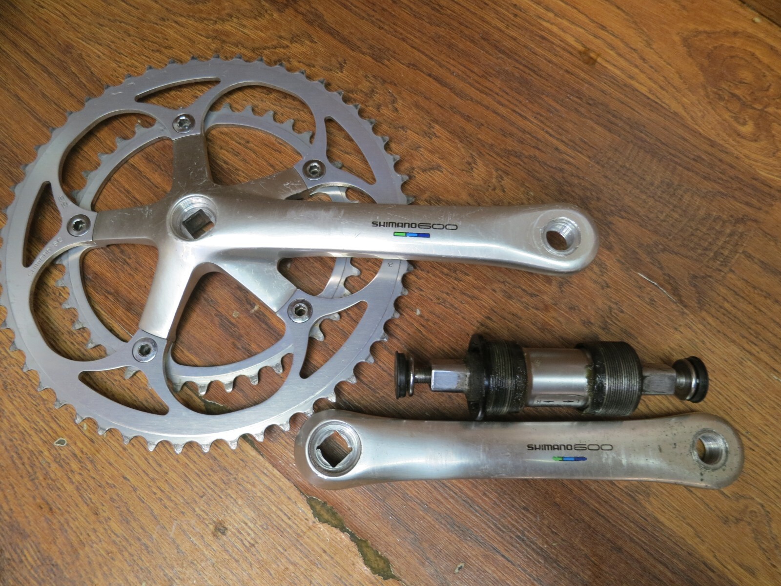 VINTAGE SHIMANO 600 8 SPEED 172.5L 53/39T GROUP BUILD KIT