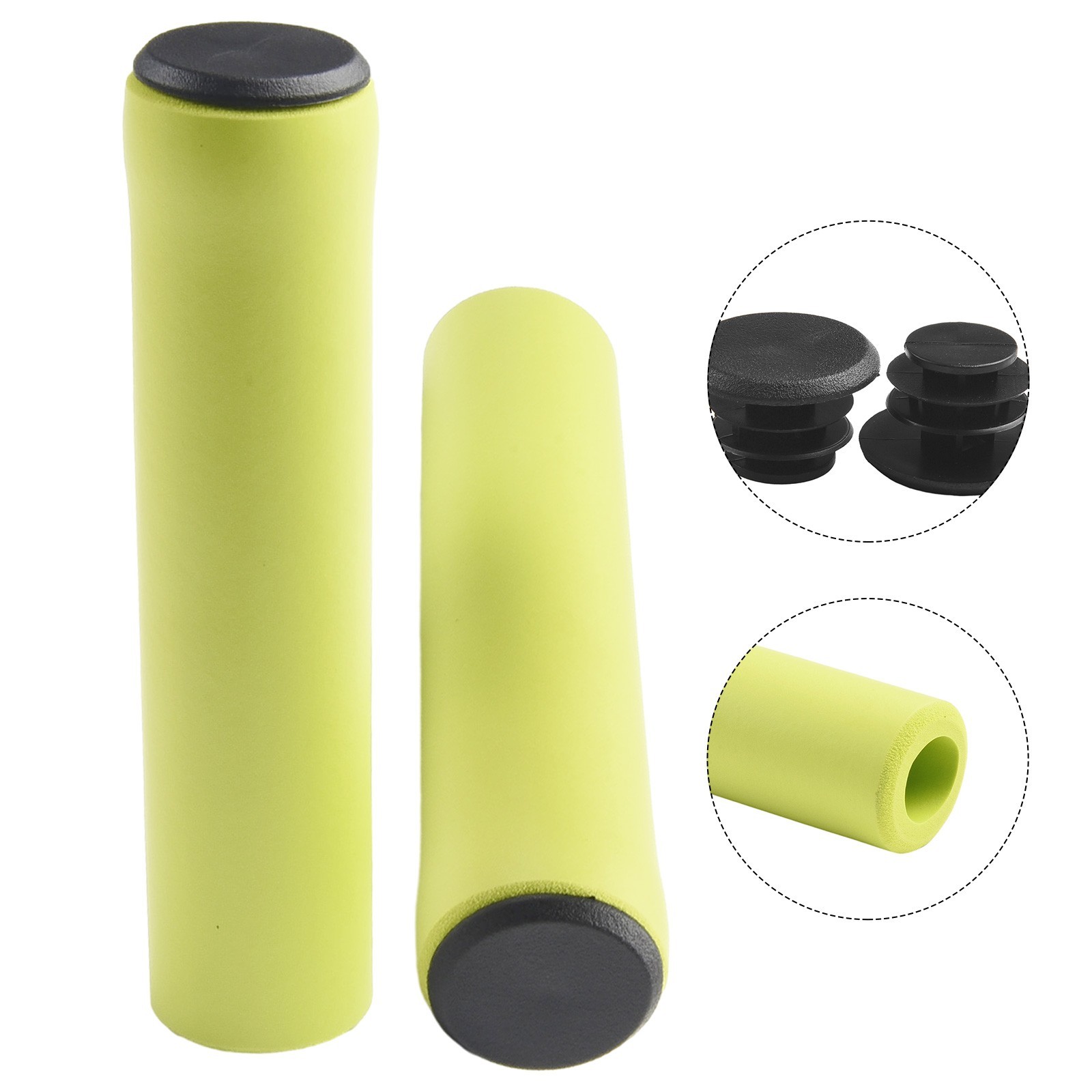 1 Pc MTB Soft Foam Silicone Sponge Handle Bar Grips Handlebar Cover Bike Bicycle