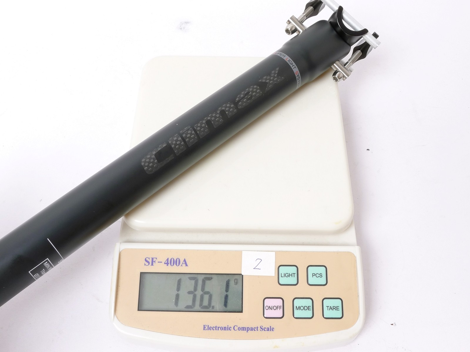 mr-ride 2014 139g,31.6 x 350mm Climax SP02D2 3K Matt carbon Seat post bike Black