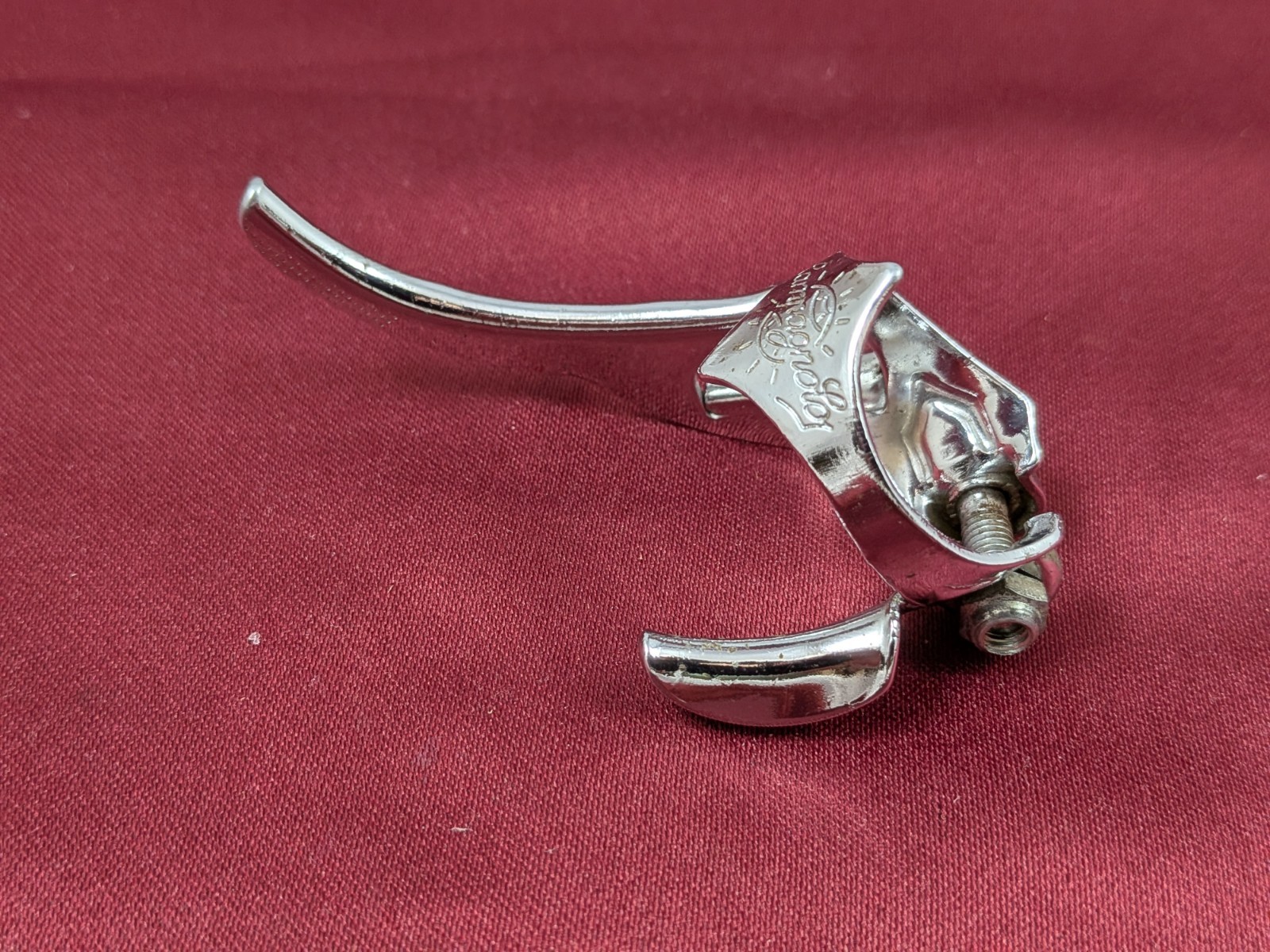 Campagnolo Double Down Tube F/R Shifter Cable Guide Chrome 28.6 NOS S91