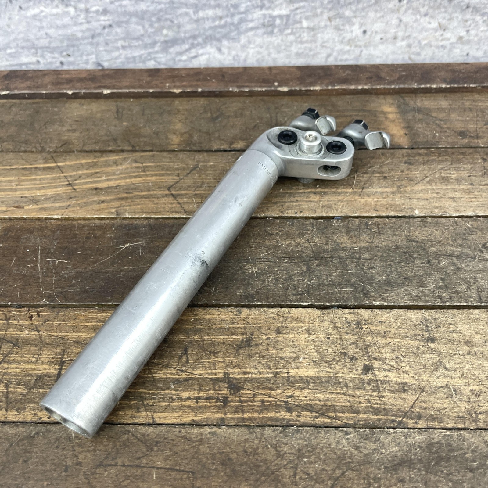 Vintage Campagnolo Seatpost 25mm French Silver Alloy 200mm Road Parts Only
