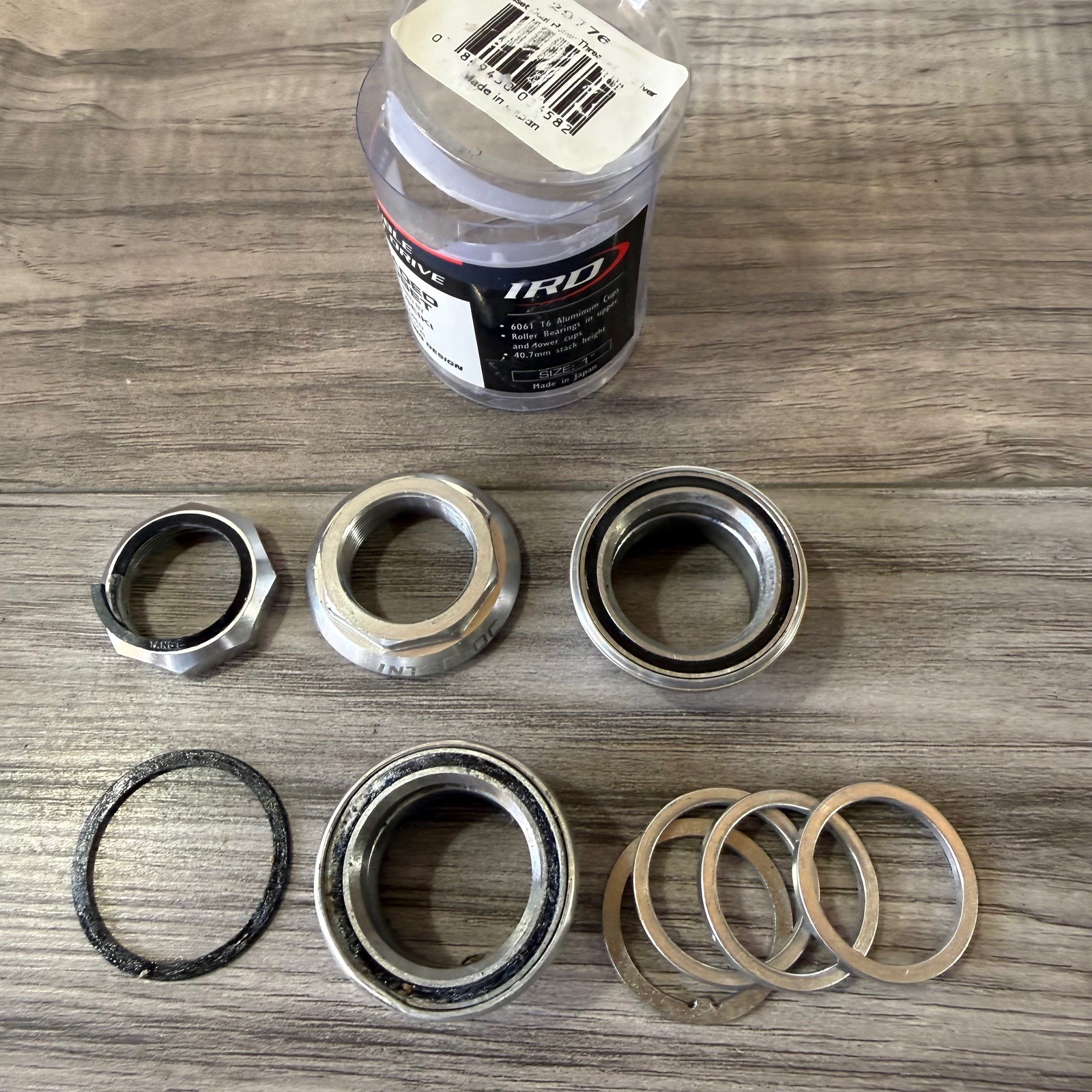 IRD Tange Seiki 1-Inch Threaded Headset USED/INCOMPLETE CONDITION