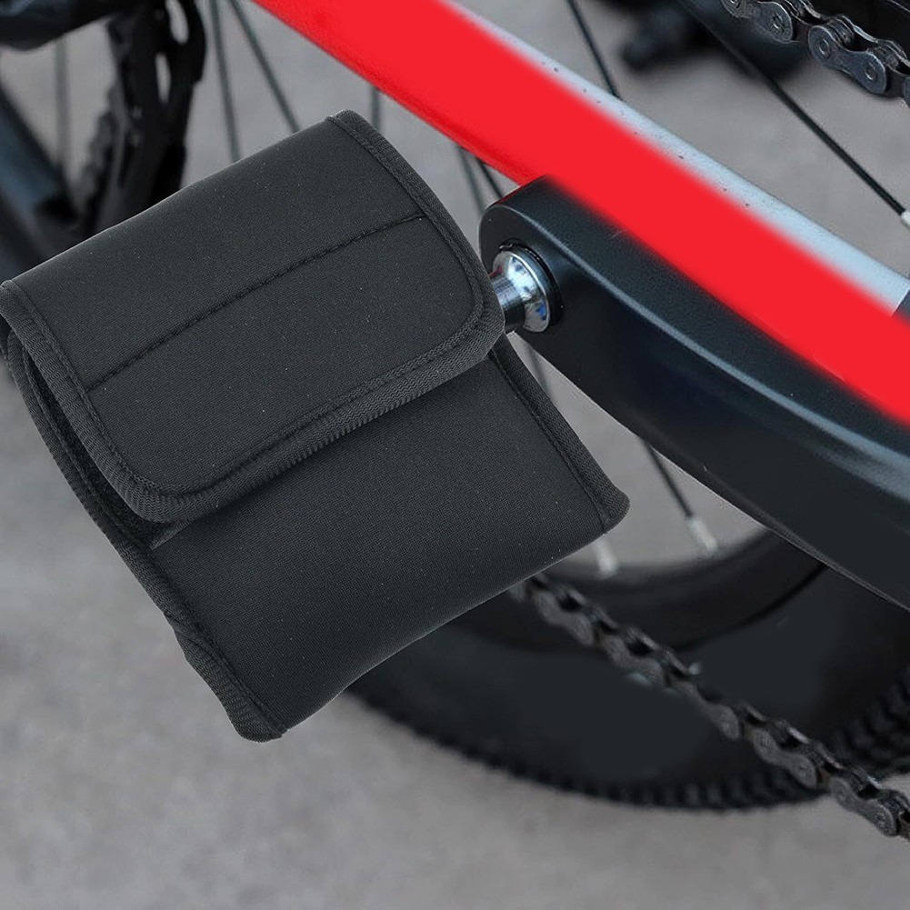 Black Pedal Covers for Bike Neoprene for 2 Pair 5.12 x 4.92 Inch Scratch