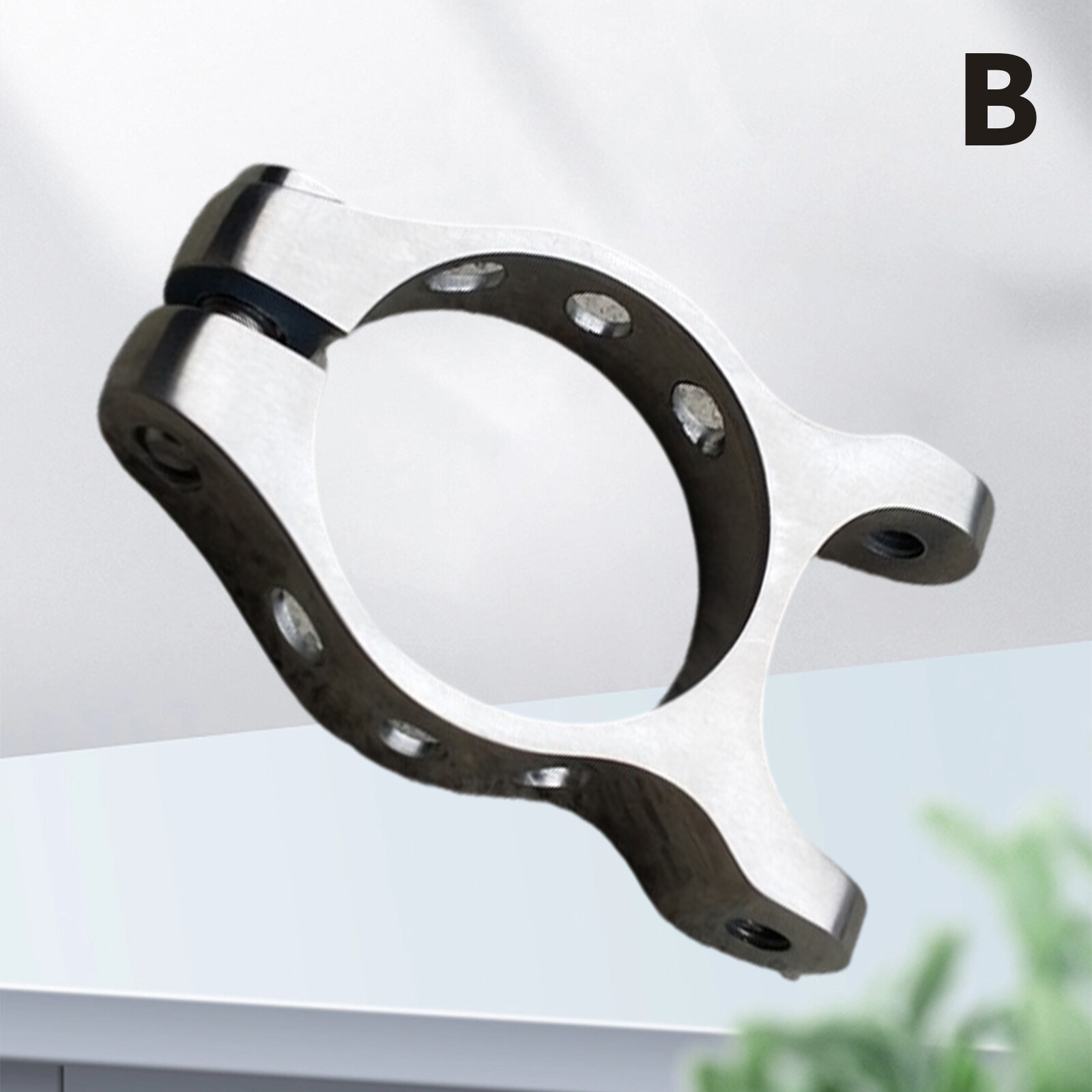 Titanium Seatpost Clamp With Rear Rack Holder 34.9mm For MTB Road Bike