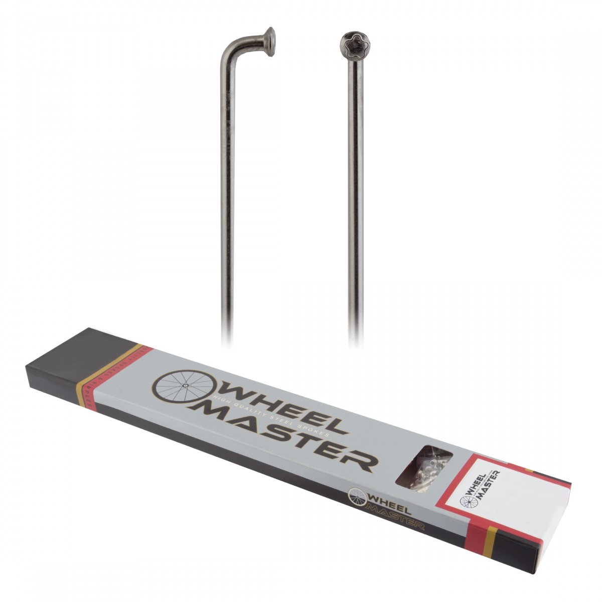 Wheel Master Standard Steel Spokes J-Bend 2.0 (14G) 194mm Chrome