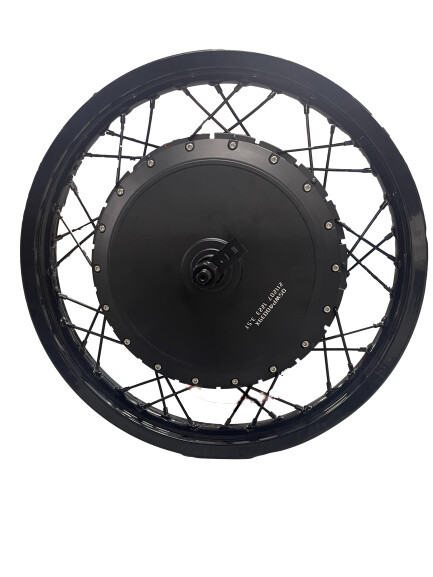 QS V3 273 40H Motorcycle rim 17” 18″ 19″ 21*1.85in 72v 8000W Ebike Motor Wheel