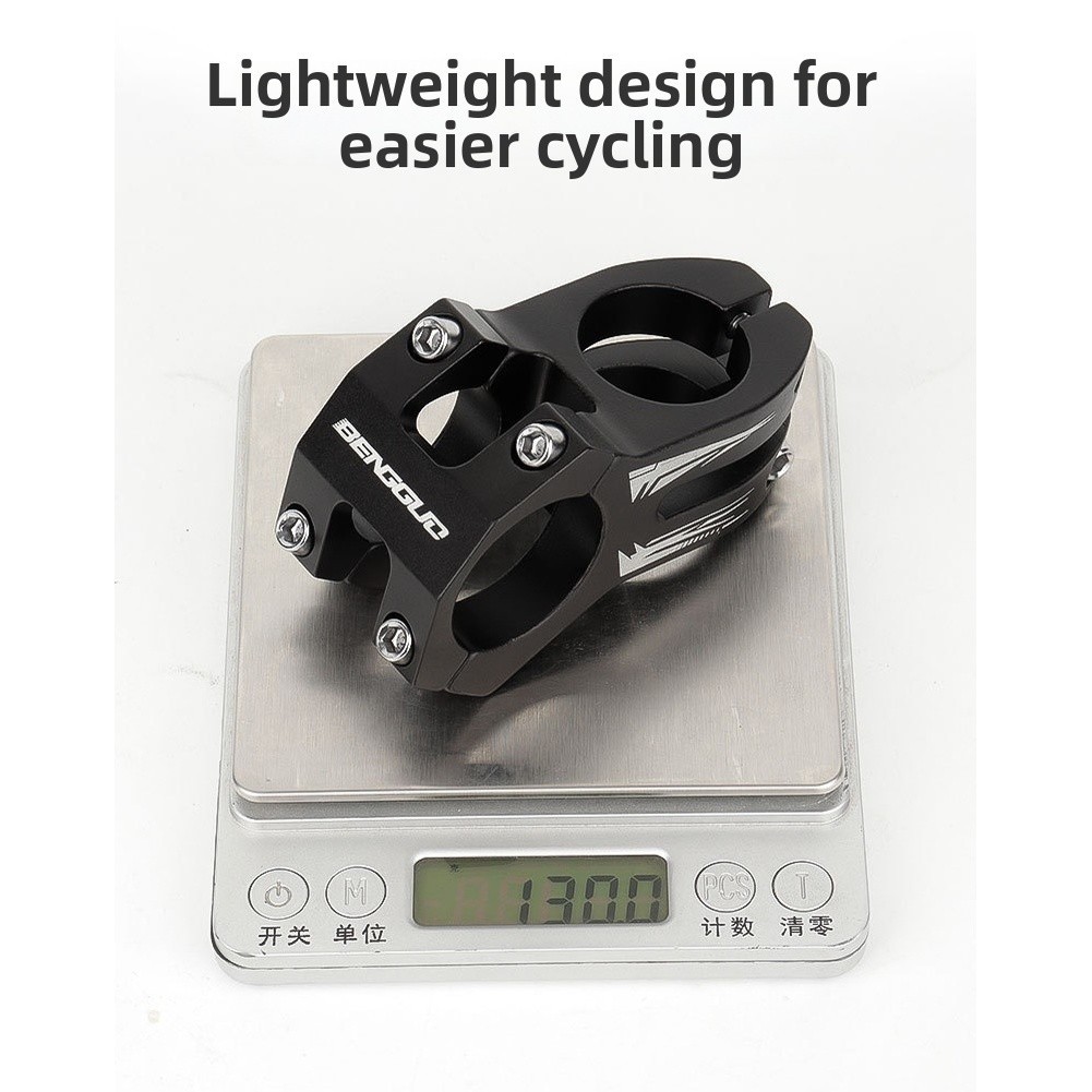 Aluminum Alloy Bike Handlebar Stem Hollow Construction Negative Angle 9 4 5cm