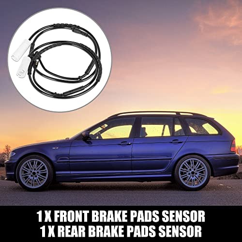 Pair 34359804833 Front 34359804834 Rear Brake Pad Electronic Wear Sensor for