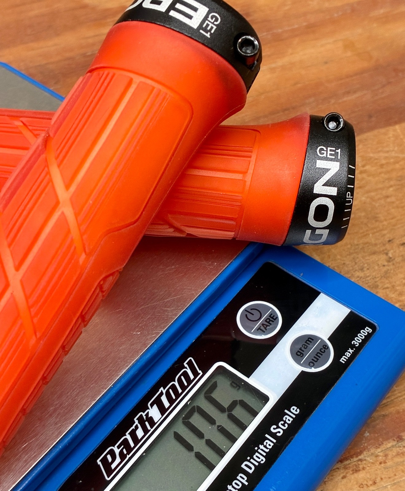 New Ergon GE1 Evo Factory Frozen Orange Ergonomic Lock-On Grips Made in Germany